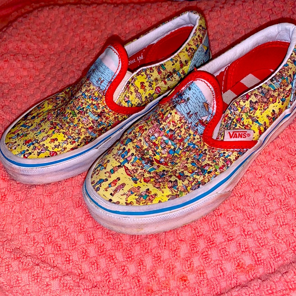 Vans/Where's Waldo /kids shoes